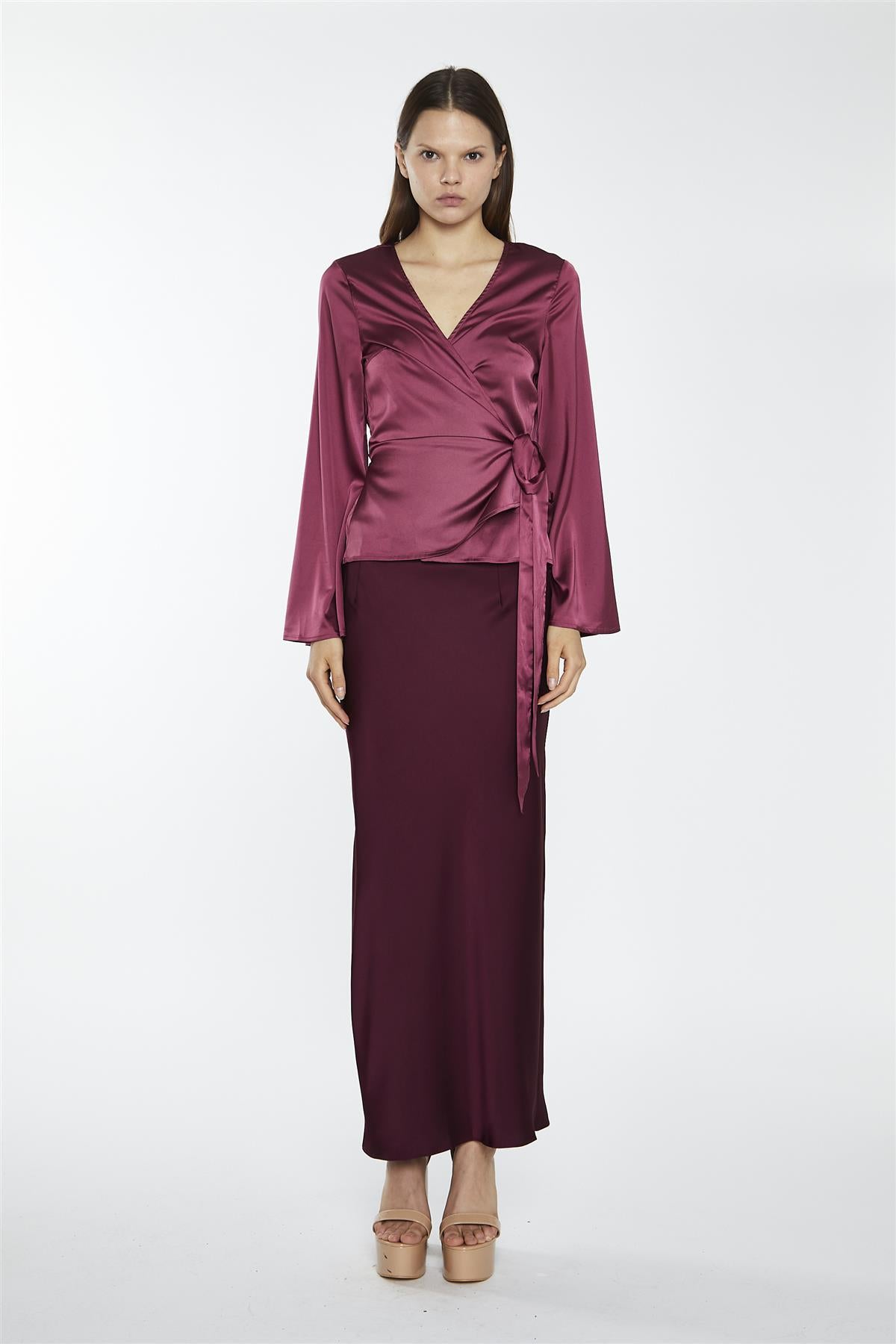 francespenny.shopdark-raspberry-satin-fluted-sleeve-wrap-top_3.jpg